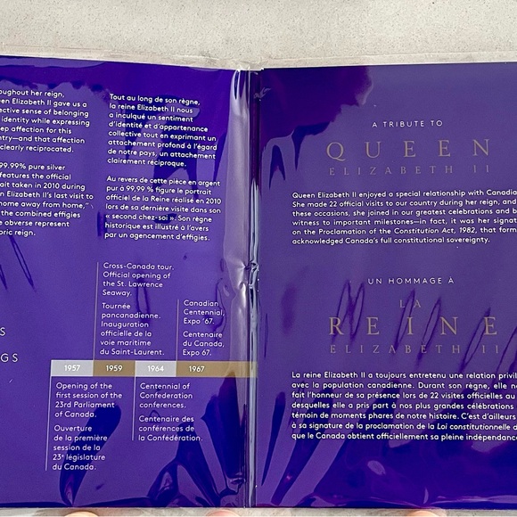 This 99.99% pure silver coin features the official portrait taken in 2010 - Picture 4 of 6